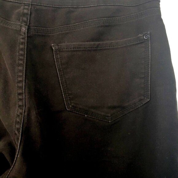 NYDJ Janice Leggings Women's Brown Denim Jean TM38445DT High Waist Sz 12 - Picture 5 of 8